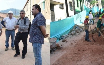 Administración Municipal de Caracolí evalúa avance de obras en las vías del municipio