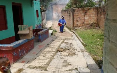 Control a criaderos del Dengue en Amagá