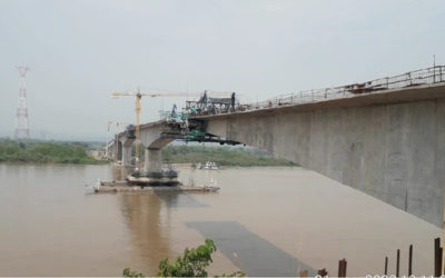 La construcción del puente que unirá a Cimitarra con Puerto Berrio, ya está en su fase final
