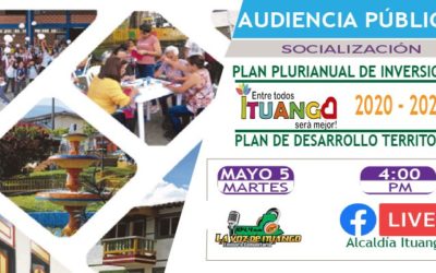 Ituango socializa Plan Plurianual de inversiones