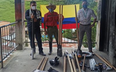 Anorí acompaña a campesinos pertenecientes al PNIS