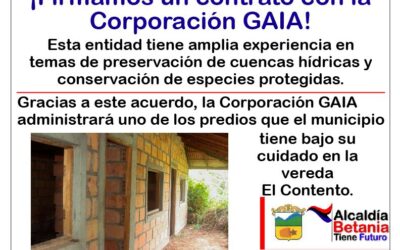 Betania firma contrato en función de su medio ambiente