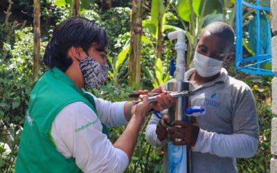En dos escuelas de Andes instalaron tanques de potabilización