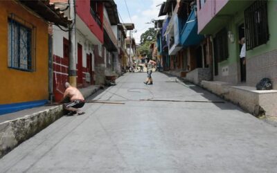 Mejoramiento en las calles de Amagá