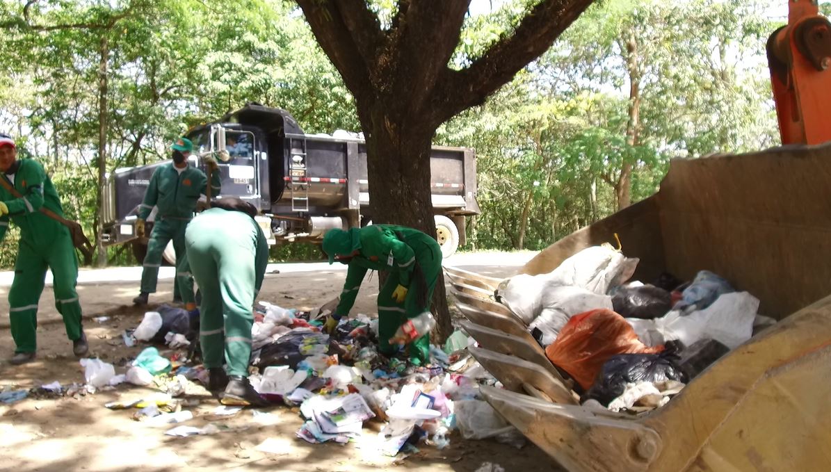 Recolección de residuos en Santo Domingo