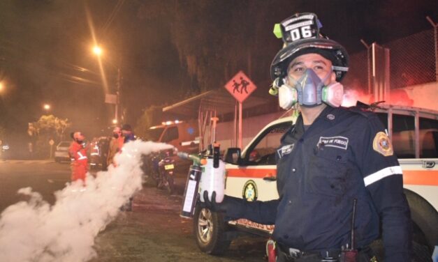 Bomberos de La Estrella previenen el Covid-19