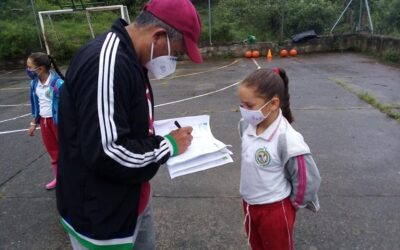 Reactivación de los escenarios deportivos en Giraldo