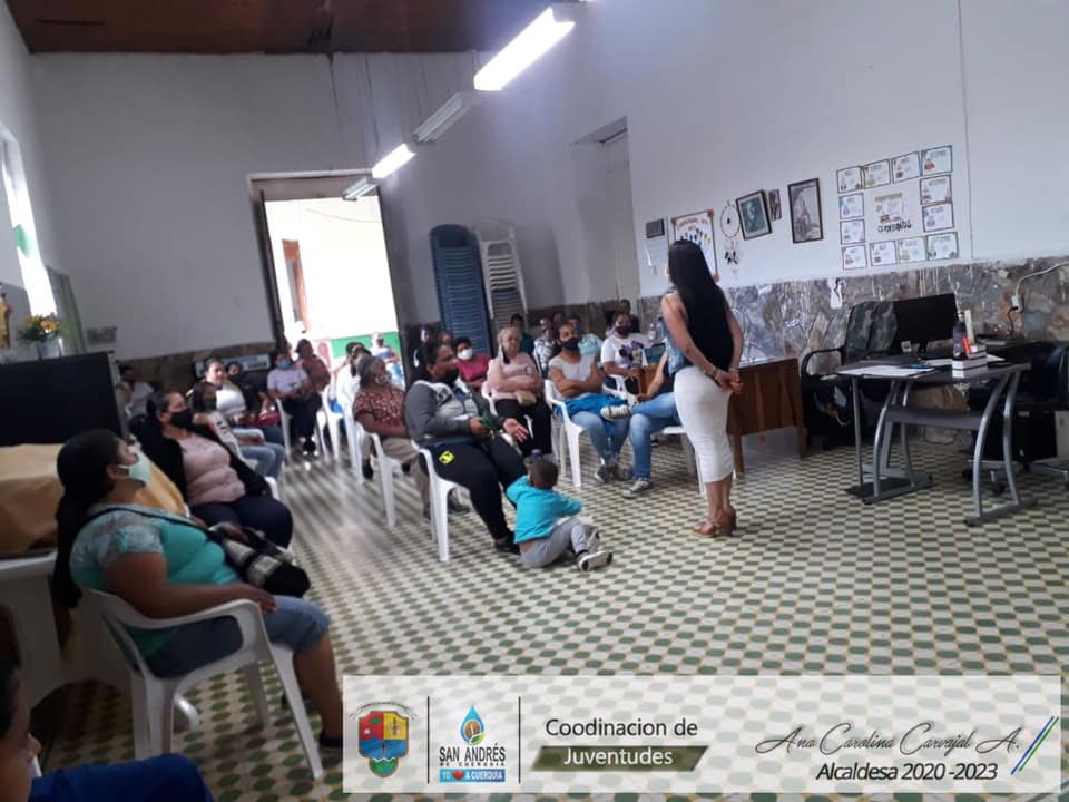 Formación y discusión con los jóvenes de San Andrés de Cuerquia Formación y discusión con los jóvenes de San Andrés de Cuerquia