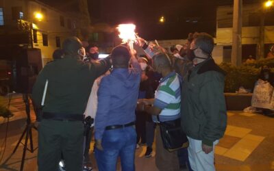 Velatón por la Paz en Giraldo