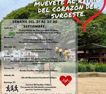 Programa “Muévete al Ritmo del Corazón del Suroeste” en Hispania