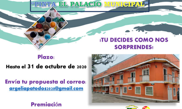 Argelia realiza concurso para pintar el palacio municipal
