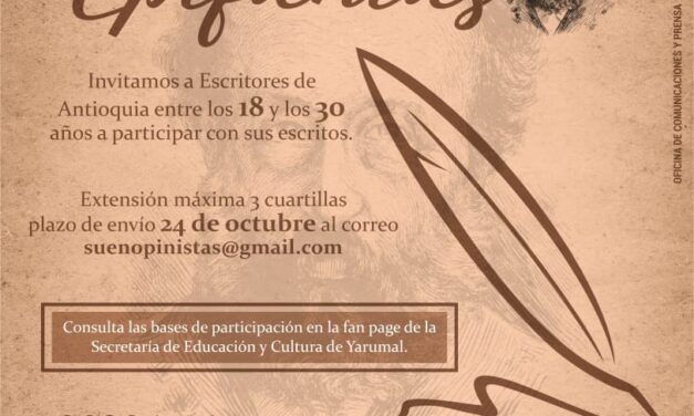 Yarumal convoca a concurso de poesía