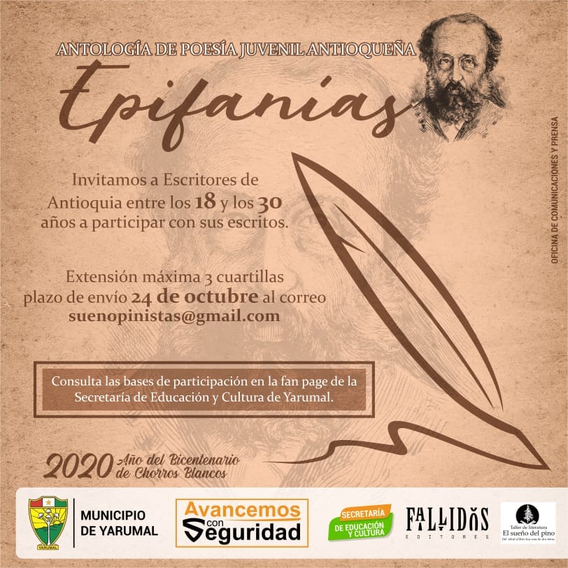 Yarumal convoca a concurso de poesía