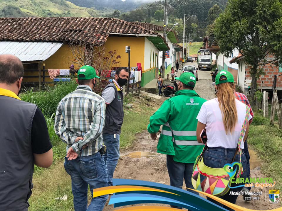 Pavimentación de las vías urbanas en Caramanta Pavimentación de las vías urbanas en Caramanta