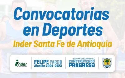 Santa Fe de Antioquia abre convocatoria de deportes