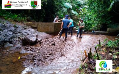 Comenzó la limpieza de fuentes hídricas en Pueblorrico