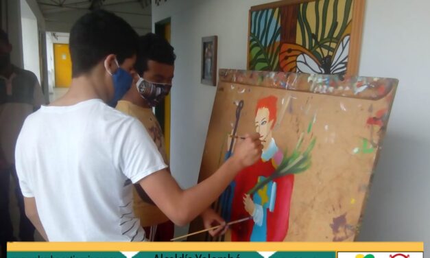 Yolombó plasma las artes visuales en sus jóvenes