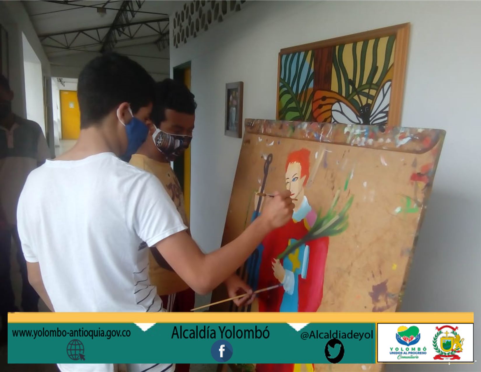 Yolombó plasma las artes visuales en sus jóvenes Yolombó plasma las artes visuales en sus jóvenes