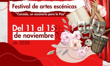 Festival de artes escénicas en Caicedo