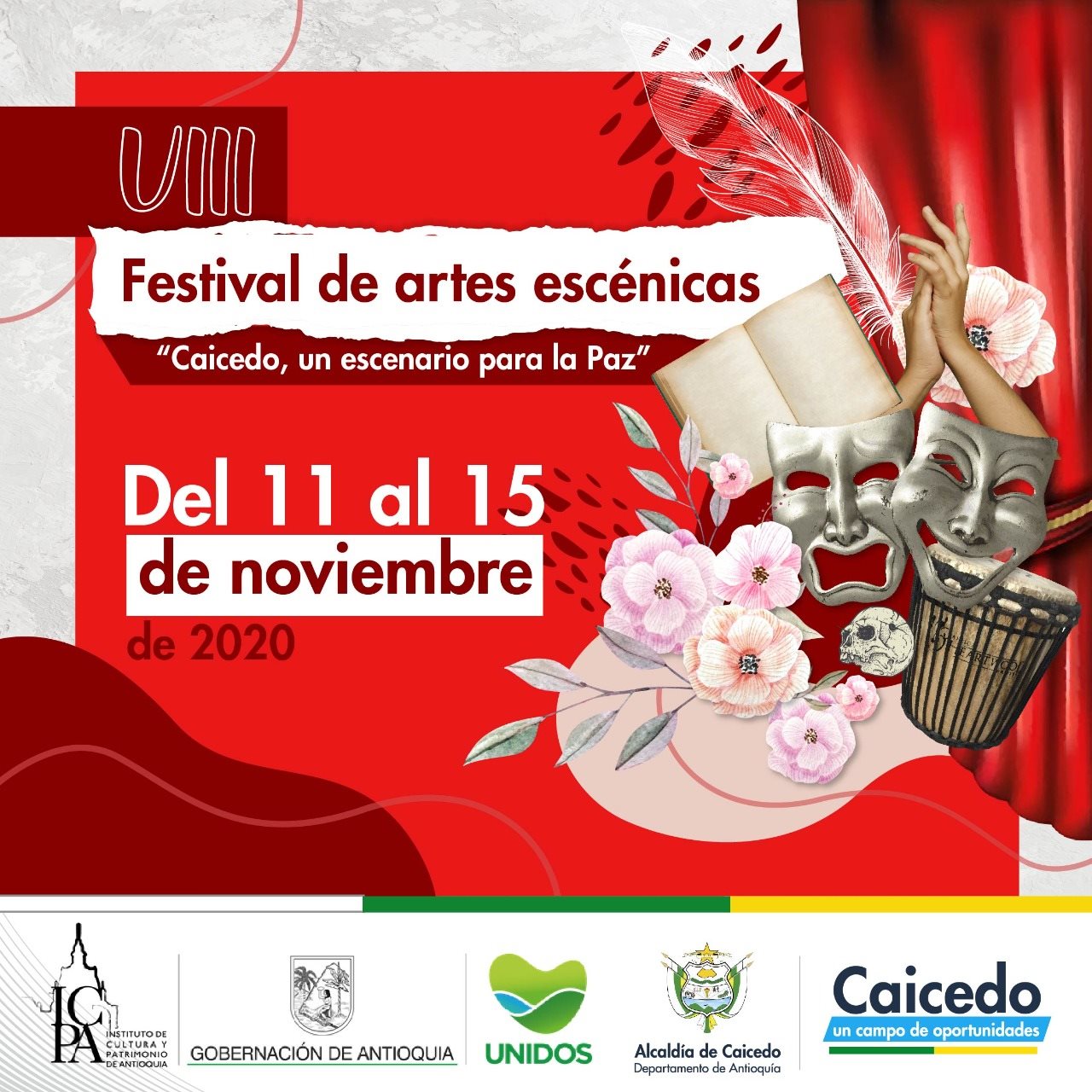 Festival de artes escénicas en Caicedo