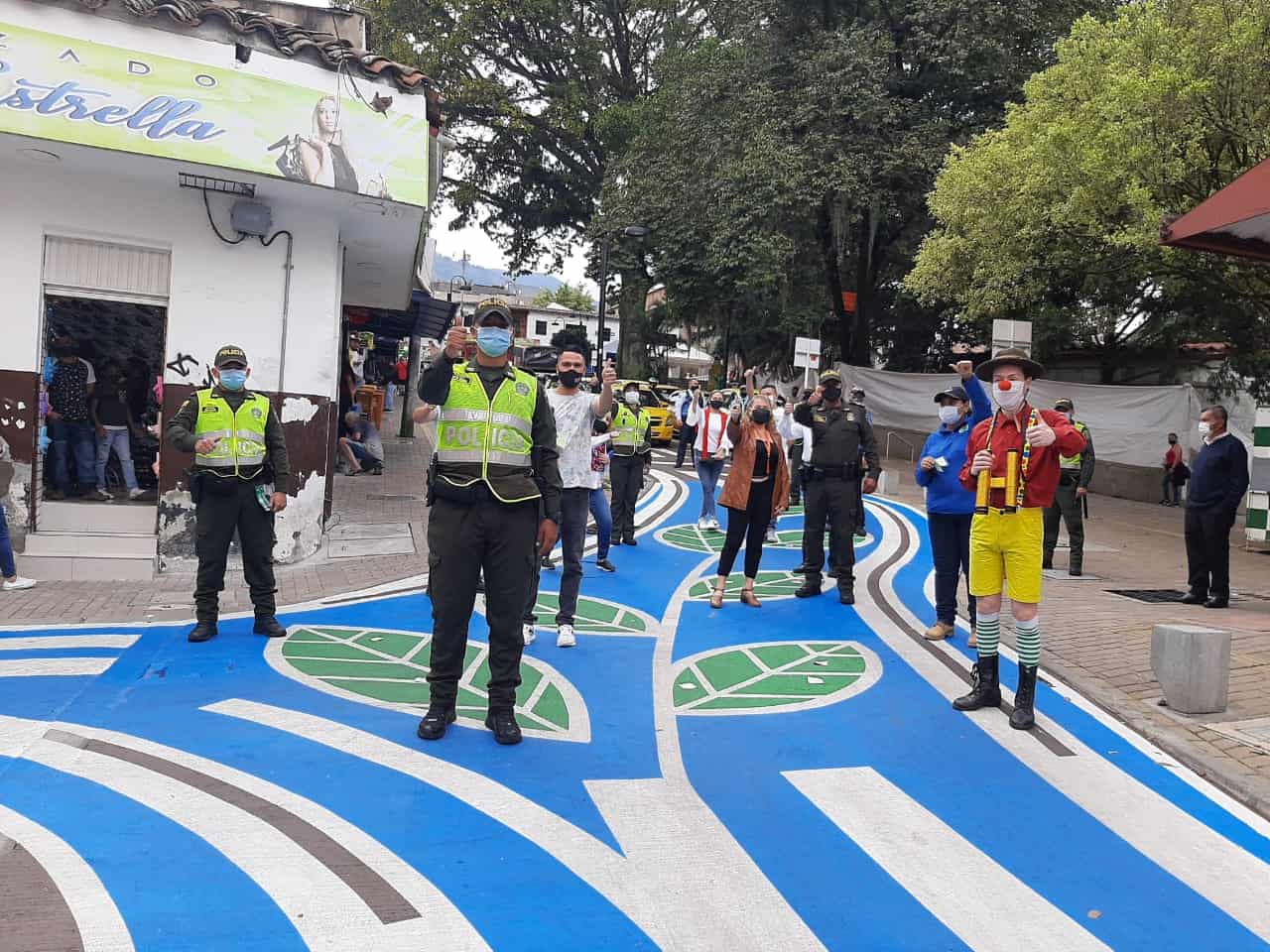 Las calles de La Estrella se transforman Las calles de La Estrella se transforman