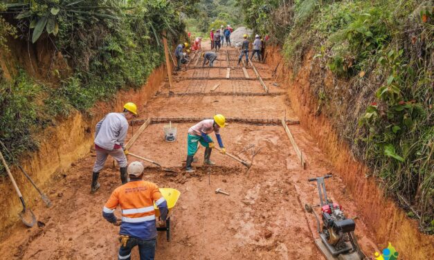 Nueva placa huella para El Boquerón, una vereda de Amalfi