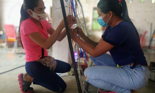 El alumbrado de San Pedro de Urabá fue realizado por madres cabeza de familia