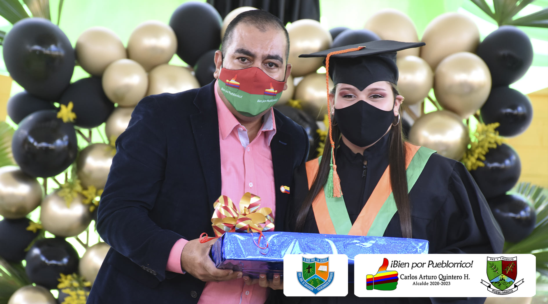 Pueblorrico realizó una conmemoración a sus estudiantes Pueblorrico realizó una conmemoración a sus estudiantes