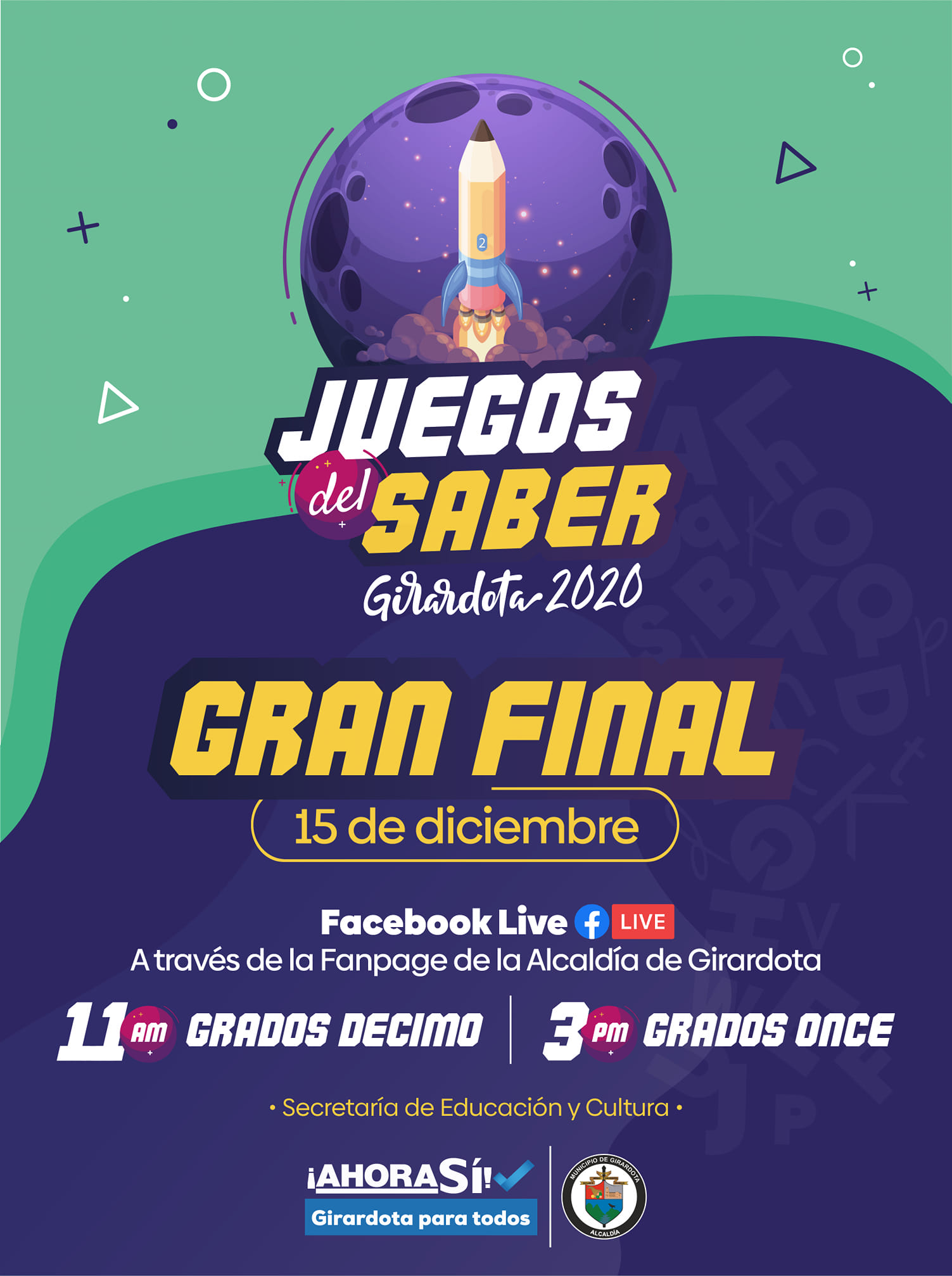 Final de los Juegos del Saber en Girardota