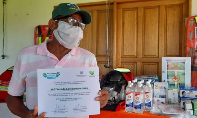 San Juan de Urabá entrega kits para las Juntas de Acción Comunal