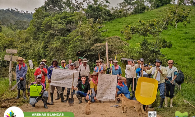 La Alcaldía de Amalfi realizó convites para el mejoramiento de las zonas rurales