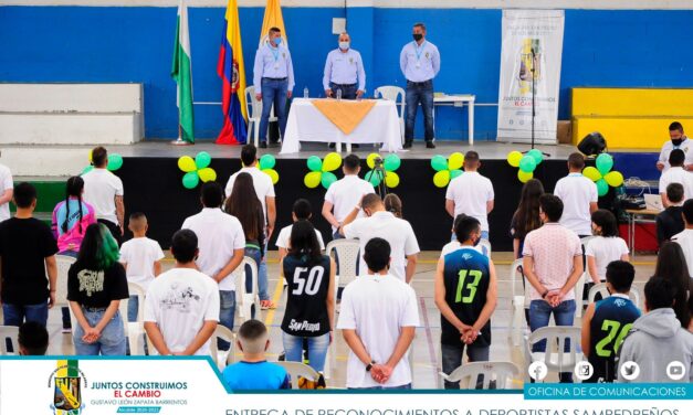 San Pedro de los Milagros realizó una conmemoración a sus deportistas