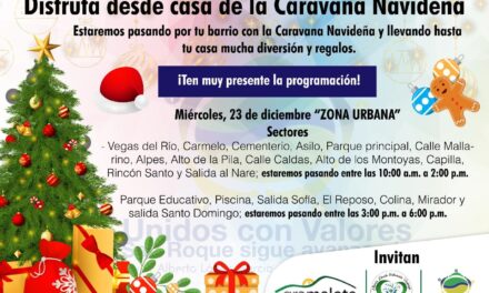 Caravana navideña en San Roque
