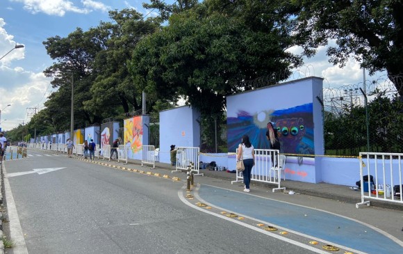 Ahora a la avenida de Guayabal la acompaña el arte urbano