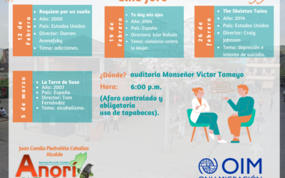 En Anorí se está haciendo el cine foro sobre salud mental