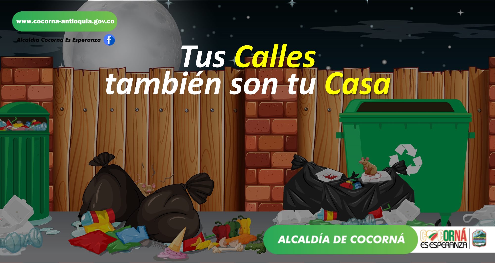 “Tus calles también son tu casa” la nueva estrategia de Cocorná “Tus calles también son tu casa” la nueva estrategia de Cocorná
