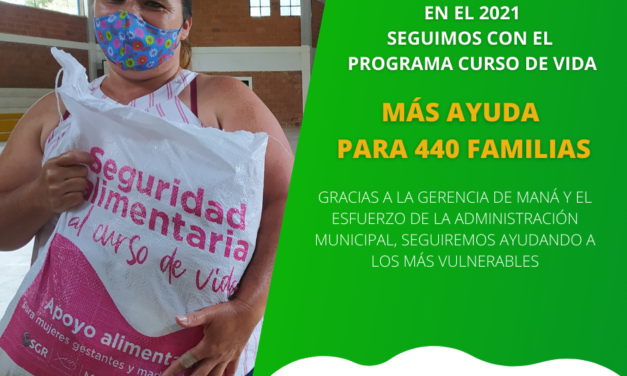 En Maceo se entregó suplementos alimentarios