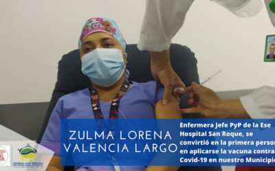 San Roque ya vacunó a su primera enfermera contra el COVID-19