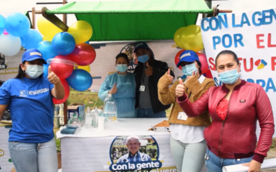 «Con la gente por mi vereda” la estrategia de El Santuario