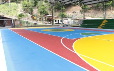 Yalí realizó una inversión de 17 millones para el mantenimiento de escenarios deportivos
