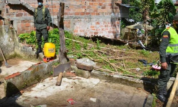 Derribamiento de tres inmuebles donde vendían estupefacientes