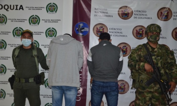 En Ituango, fueron capturados «Moño Cañas» y  «Neymar»