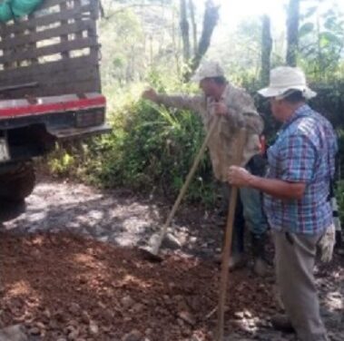 Intervención en la vía del corregimiento de Buenos Aires