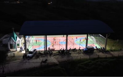 Placa deportiva para la vereda Miraflores