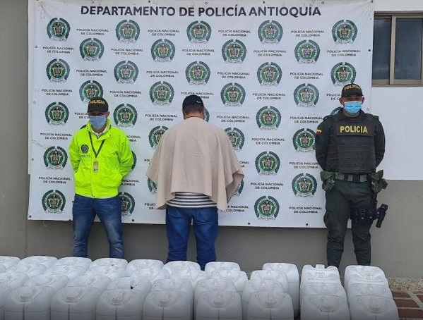 Retención del proceso de cocaína en Santa Rosa de Osos
