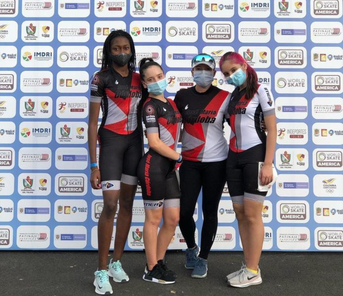 Tres patinadoras del club José María Córdoba de Rionegro están resaltando en Ibagué