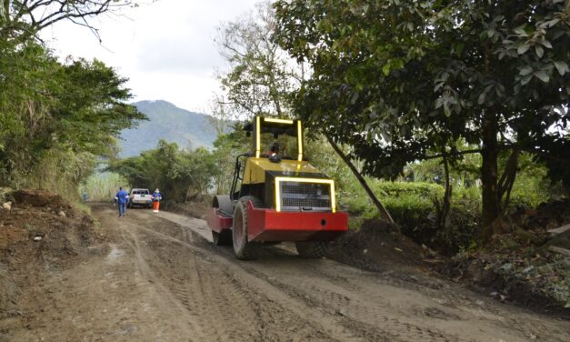 Mantenimiento en la vía Anorí-Campamento