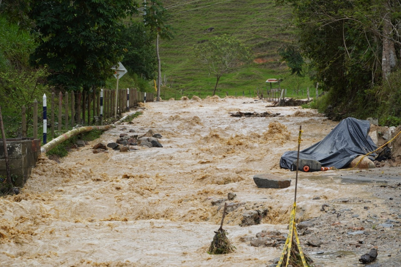 Seis municipios en Antioquia reportaron crecientes de ríos y quebradas en las últimas horas