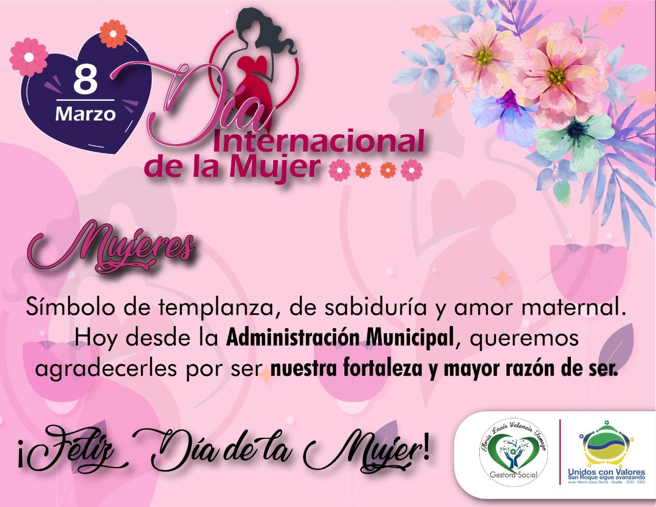 San Roque hace un reconocimiento a las mujeres del municipio San Roque hace un reconocimiento a las mujeres del municipio