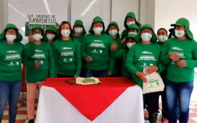Mujeres de Montebello beneficiadas del proyecto Siembra